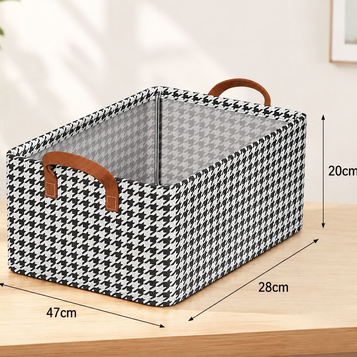 Caja de almacenamiento de marco de acero para ropa Caja de almacenamiento tipo cajón plegable Caja de almacenamiento de pantalones Caja de almacenamiento de ropa