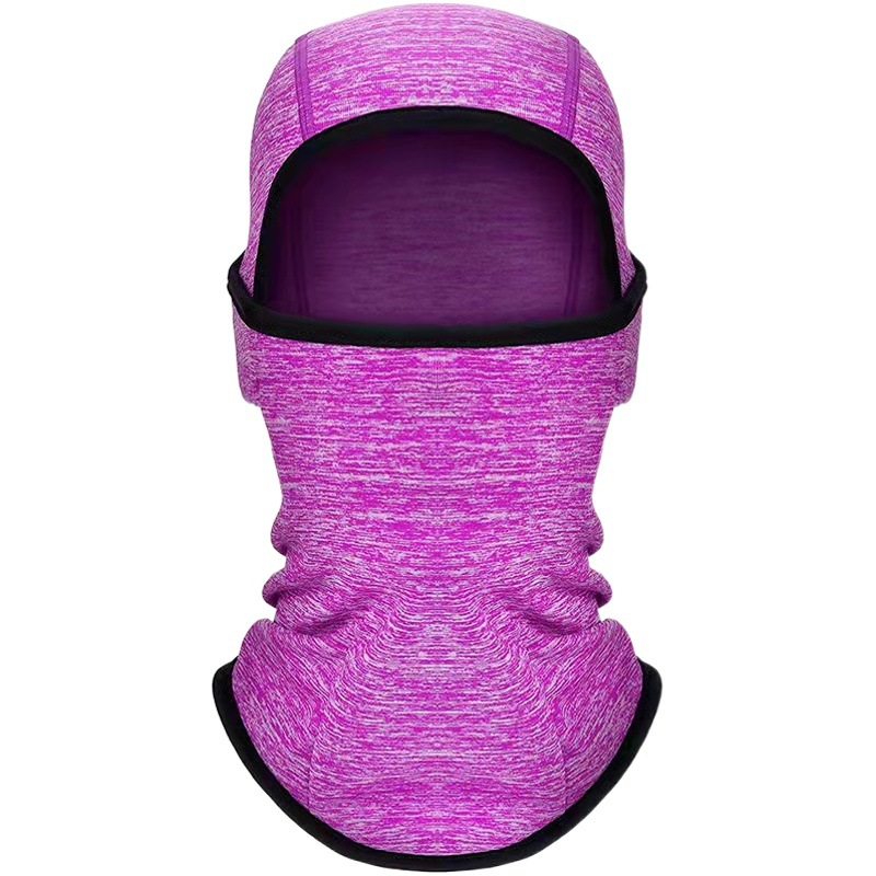 Pasamontañas niños capucha a prueba de viento caliente al aire libre casco interior cubierta polar cuello protección máscara esquí