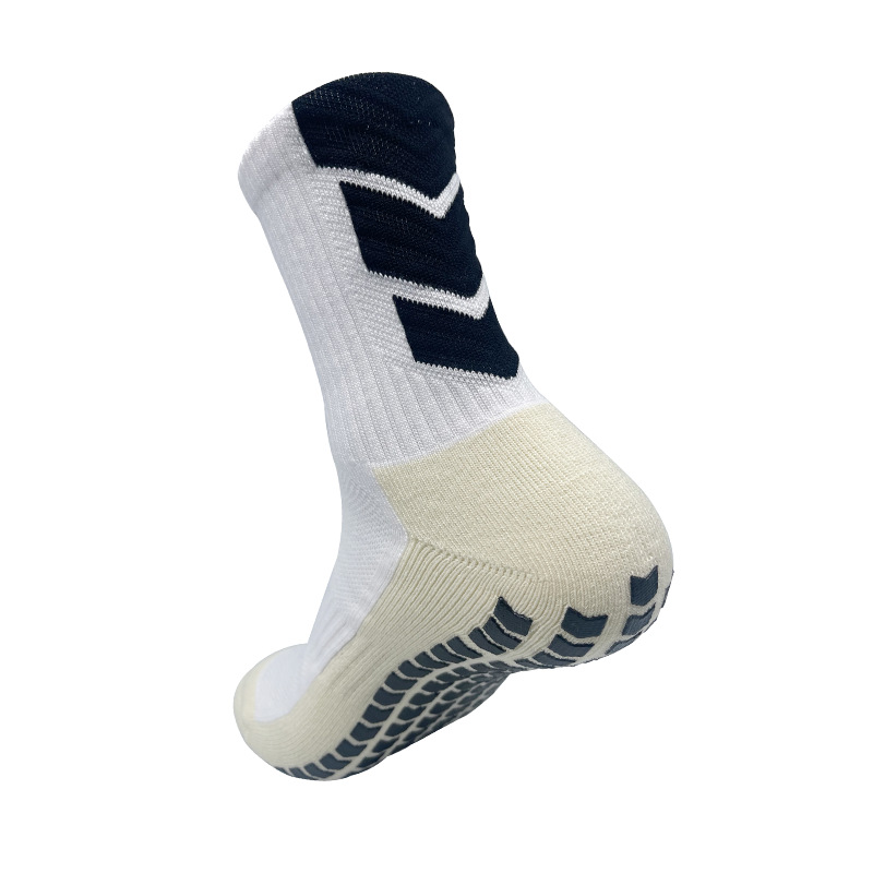 Calcetines de fútbol de dispensación antideslizantes transfronterizos Calcetines deportivos de entrenamiento de fútbol de fondo de toalla engrosada para hombres Calcetines deportivos transpirables que absorben el sudor