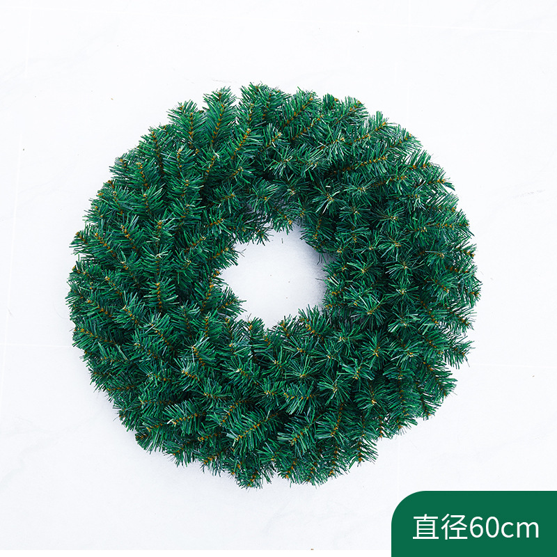 Guirnalda de Navidad ratán 40/50/60cm Guirnalda decorativa de Navidad Decoración de estilo caliente de Amazon Decoración de escena