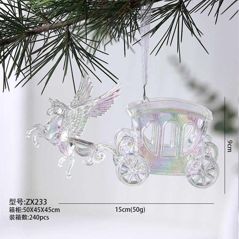 Carruaje volador colorido