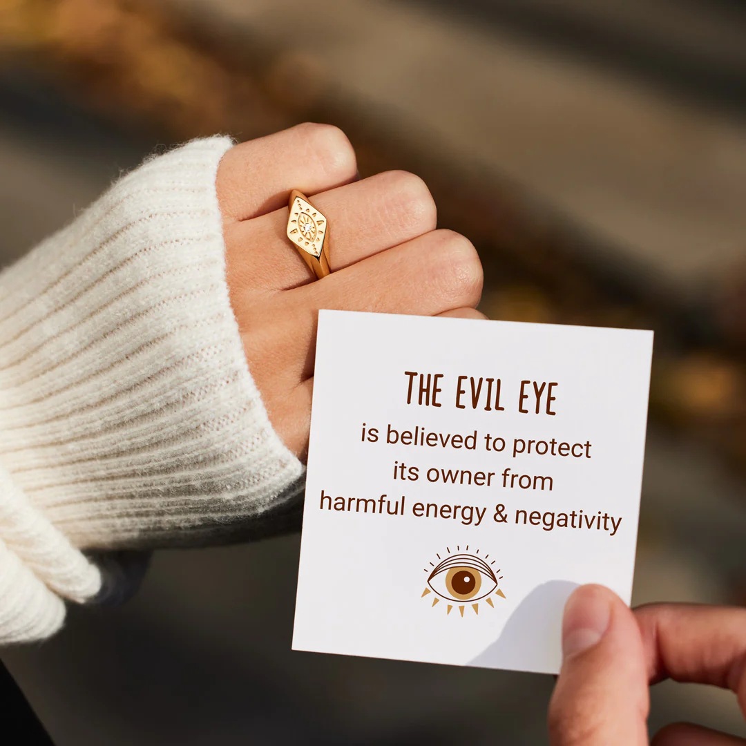Devil'S Eye Pattern Women's Gender Plating, Inlay Design 925 Sterling Silver Zircon Devil'S Eye Rings