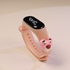 Small children's cartoon doll for elementary school students, electronic cute plastic watch, waterproof bracelet