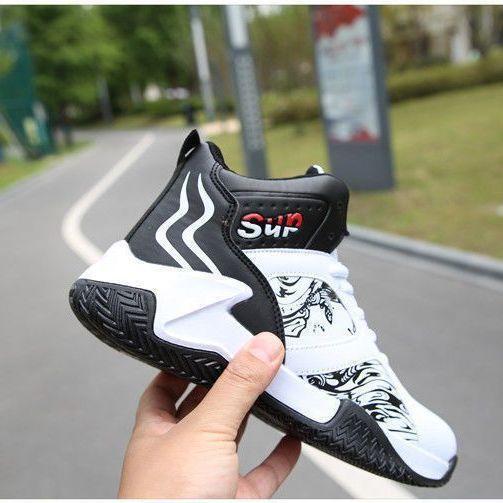 2023 new cross-border basketball shoes men's sneaker sports casual high-top men's shoes national fashion cool street shoes