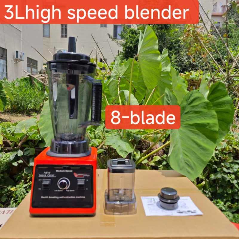 跨境新款3L6in1blender商用不锈钢大功率纯铜搅拌机绞 碎冰榨汁机|undefined