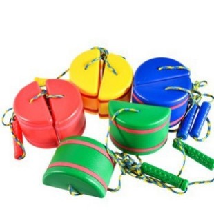Kindergarten sensory system training equipment balance stepping stone children with handle stepping stone crossing stone stilts toy