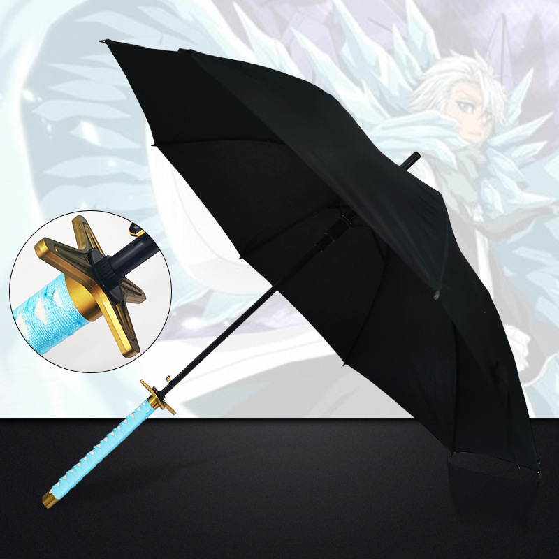 アニメ傘長柄傘刀傘アニメ鬼滅の刃晴傘武士個性創意傘日除け傘cos|undefined