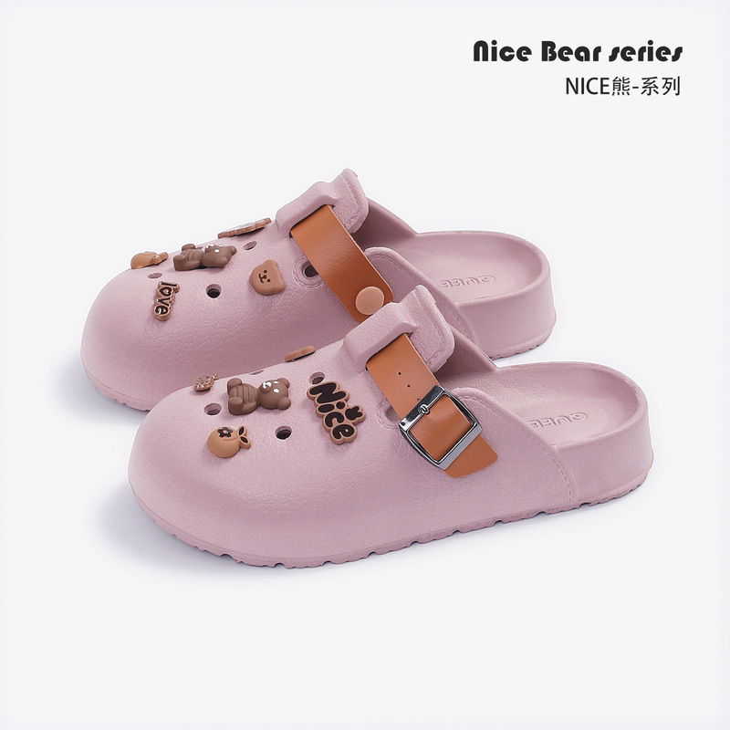 Women's Clogs 2026 Summer New Style Outdoor Closed-Toe Non-Slip Thick-Soled Comfortable Birkenstock-Style Slippers for Women