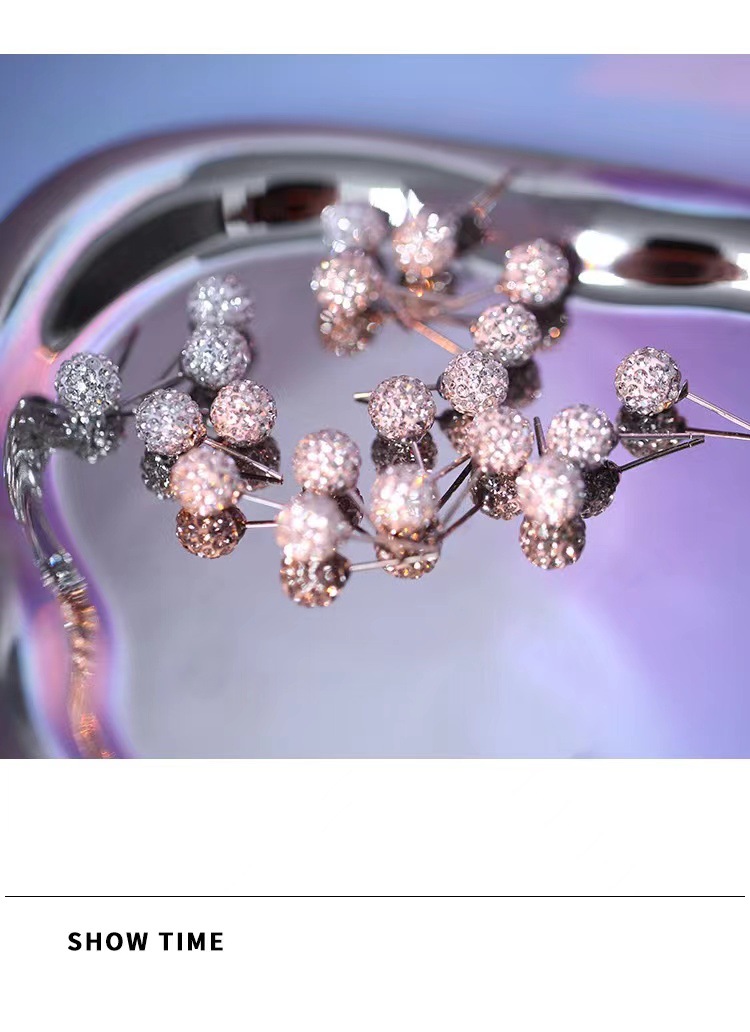 Sweet Geometric Sterling Silver Plating Earrings 1 Pair