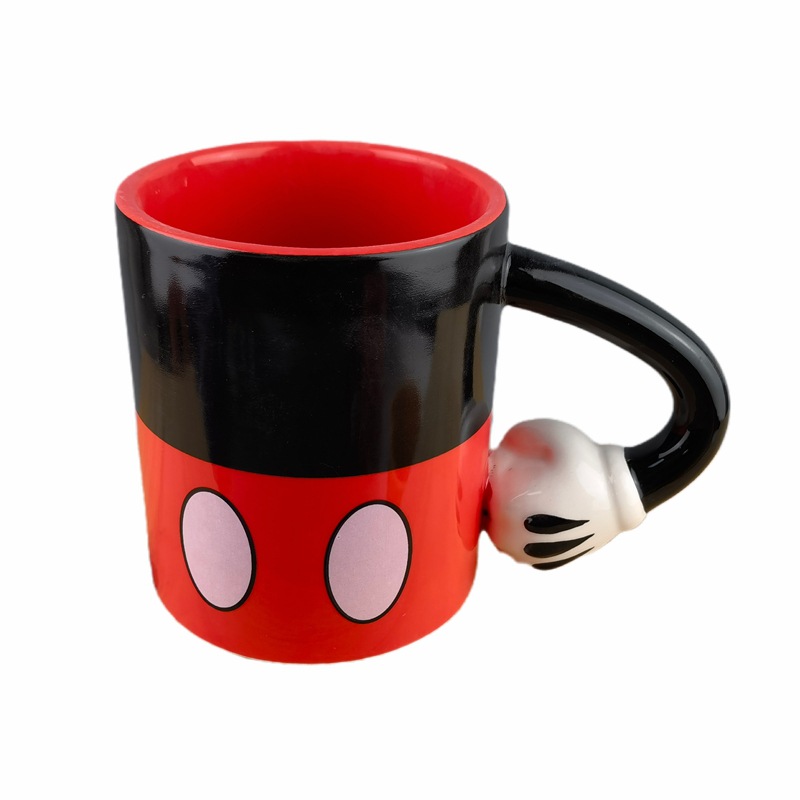 Anime creativo Minnie taza de cerámica linda taza de té de dibujos animados nuevo producto taza de café taza de cerámica taza de agua Mickey Mouse