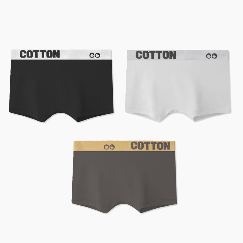 Women's Underwear Solid Color Cotton Boxer Briefs Sports Wide-Brimmed Bottoming Safety Pants Simple Breathable Boxer Briefs Trendy