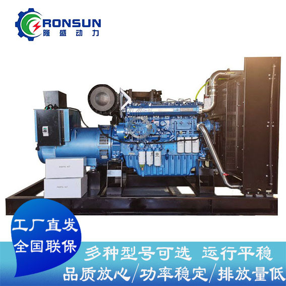 潍柴柴油发电机组 工地房地产应急备用 500千瓦大型发电机组供应
