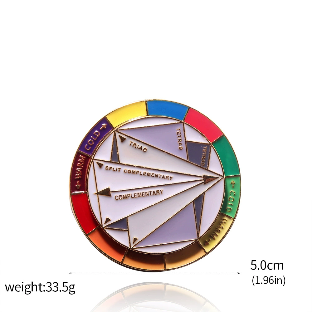 Rainbow emotional adjustable keychain, badge, brooch