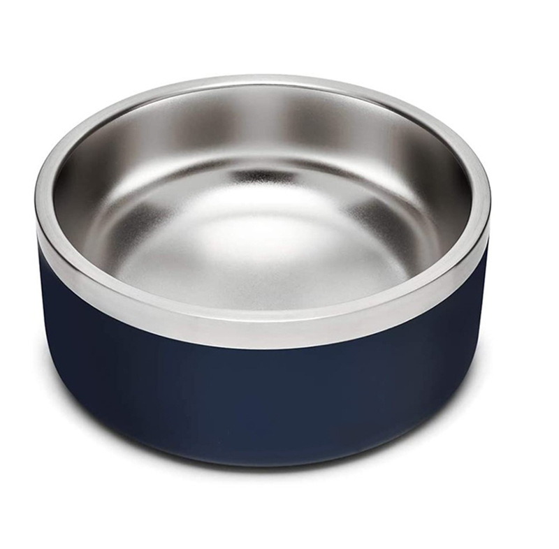 Amazon new 304 stainless steel pet double cat basin 32OZ thickened…