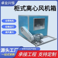 HTFC柜式外转子离心风机箱低噪音商用工业消防排烟离心式油烟机