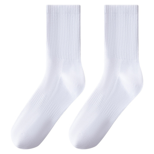10A Antibacterial Zhuji Hosiery for Men and Women Summer Mesh Thin Crew Socks Absorbent Anti-Odor Breathable Anti-Odor Short Socks