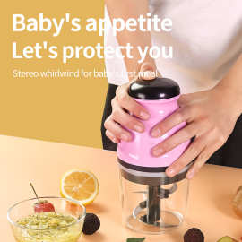 小型多功能家用电器电动婴儿辅食机绞肉机料理机搅拌机 容量0.6升