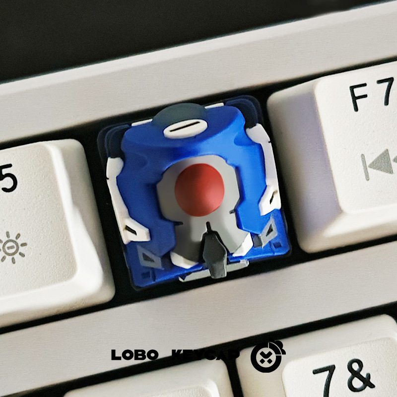 Neon Genesis Evangelion Translucent Keycap Creative Resin Two-Dimensional Mechanical Keyboard Customized Single Esc