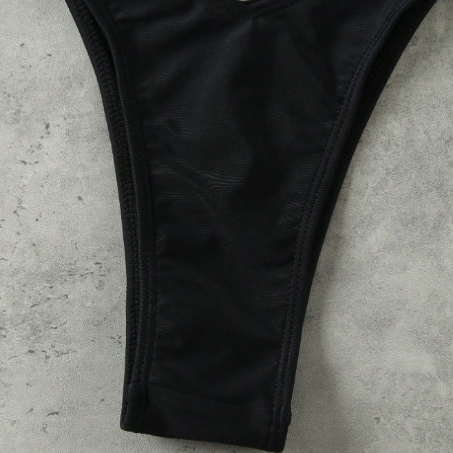 Elegant Women's Bikini Set Fashionable Party Swimsuit Sexy Style Beachwear For Spring Summer Regular Fit Polyester Nylon_ecoleips.com