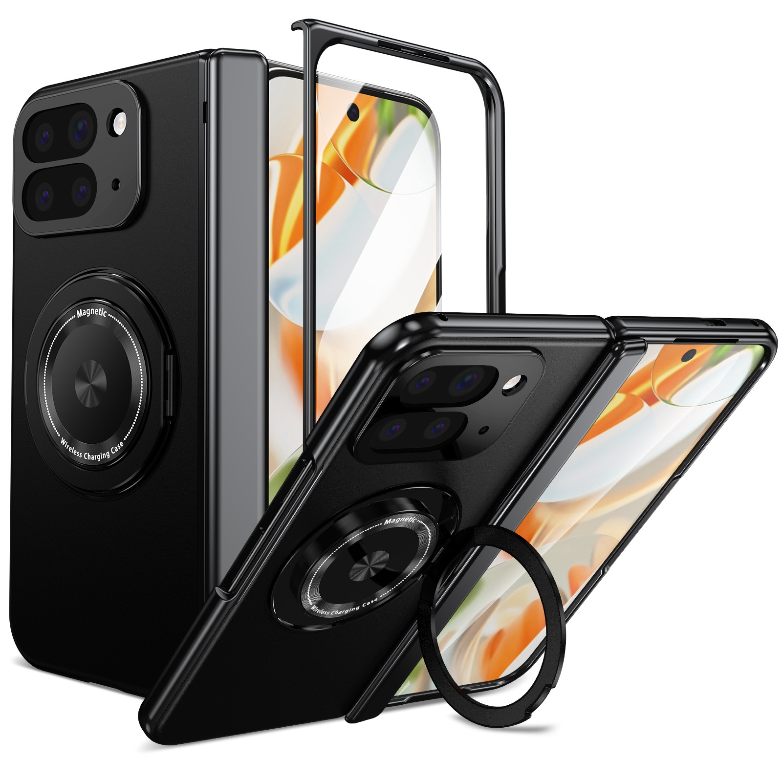 Black--360 magnetic bracket [with film]
