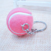 Tennis small keychain for leisure with zipper, wholesale, Birthday gift