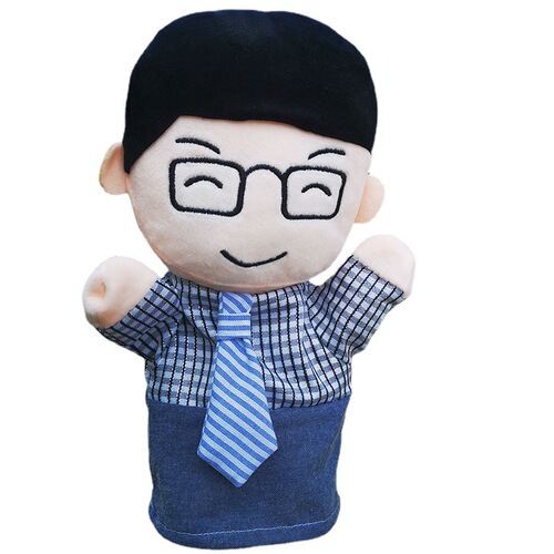 Plush toy cartoon character glove doll large child comfort parent-child stage performance hand puppet doll mother