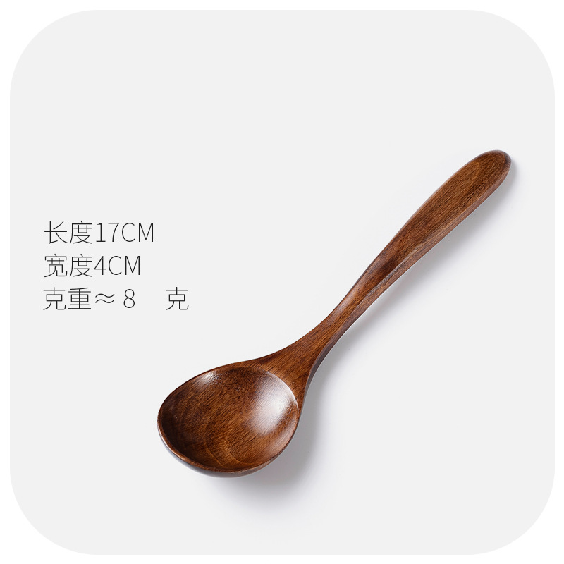 Cuchara de madera cuchara de sopa al por mayor cuchara de arroz para el hogar cuchara de postre cuchara de madera para niños cuchara de alto valor de color cuchara nueva cuchara de estilo chino