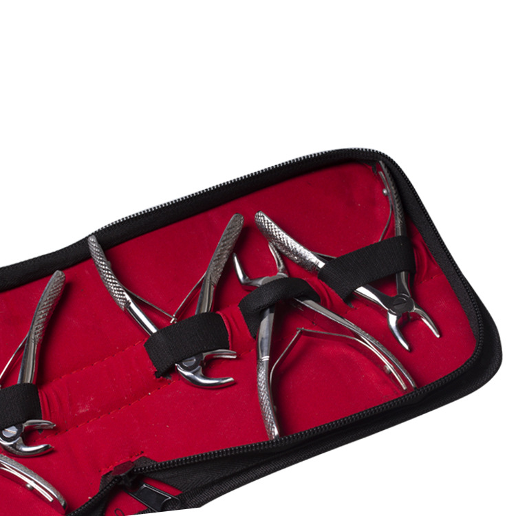Instrumentos de acero inoxidable Instrumentos de extracción de dientes mínimamente invasivos Herramientas de materiales dentales Juego de alicates dentales para niños