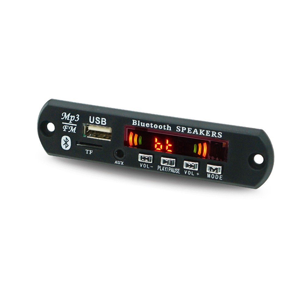 MP3 decodificador módulo Bluetooth montado en automóviles decodificador de sonido amplificador de potencia accesorio para automóviles de radio