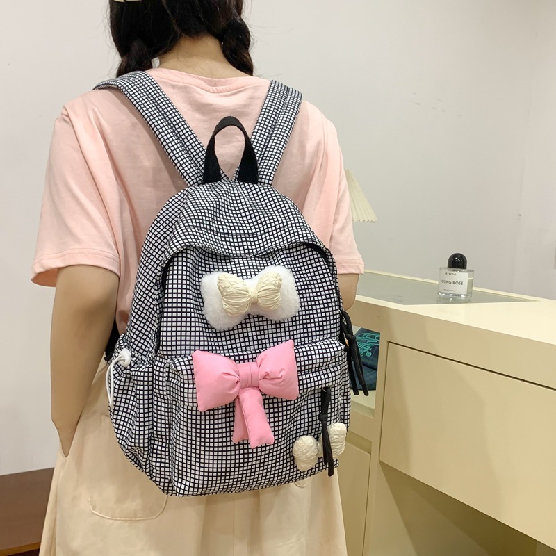 日系学生书包可爱初高中生背包大容量女士包包韩版旅行休闲双肩包