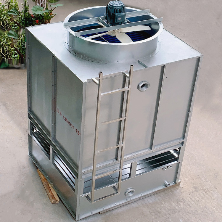 厂家工业冷却塔200T/80T/30T/20T冷却塔镀镁铝锌板不锈钢水塔可选