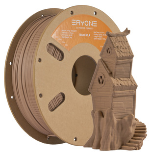 Eryone Original Genuine Wood Dark Pla1.75Mm 1kg for Fdm Printer