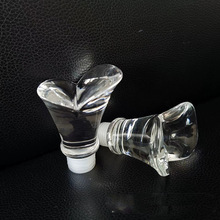 批发水晶玻璃盖造型花瓣盖子洋酒盖密封玻璃盖红酒盖