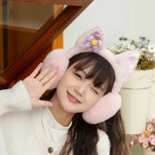 新耳罩冬女防冻耳包可爱小狐狸护耳朵神器防寒保暖骑行防风毛茸茸