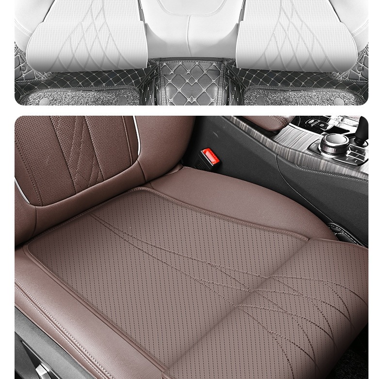 New car seat extended footrest and leg support to relieve discomfort during long drives, essential for both driver and passenger