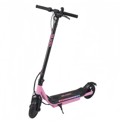 Cross-Border Foreign Trade Adult Electric Scooter with Fixed Speed and Range, Foldable Two-Wheeled Electric Mobility Scooter (Qatlanan elektrik skuterlər) - light-pink36v52ah