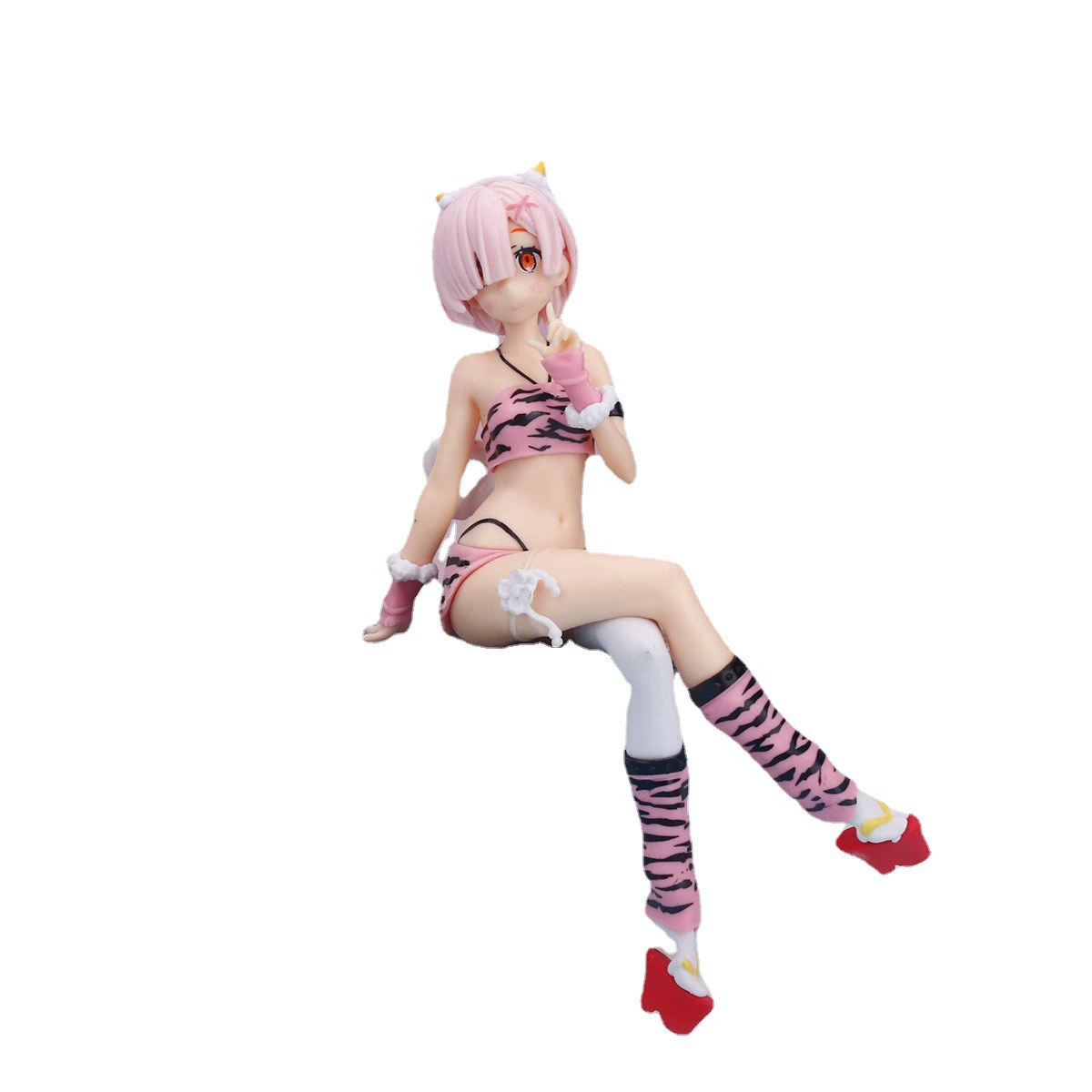 Фигурка Рем (Re:Zero) ПВХ ручной работы, поза-качание, 18 см, коллекционная (несколько вариантов)