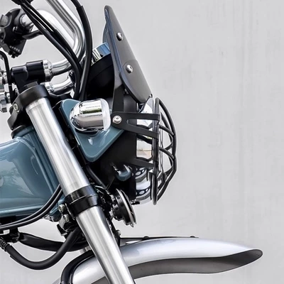 Cover, Headlight Guard Bracket, Motorcycle frame