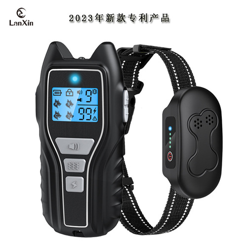 New Waterproof Patent Dog Trainer Pet Training Collar for Export, Dropshipping Dog Collar