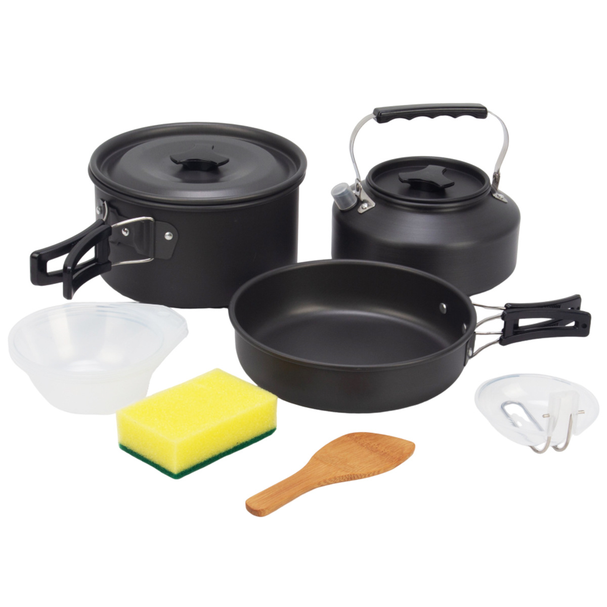 Nuovi accessori per esterni HK310 per pentola portatile da picnic per 2-3 persone con set combinato di teiera da 1L_voghion.com