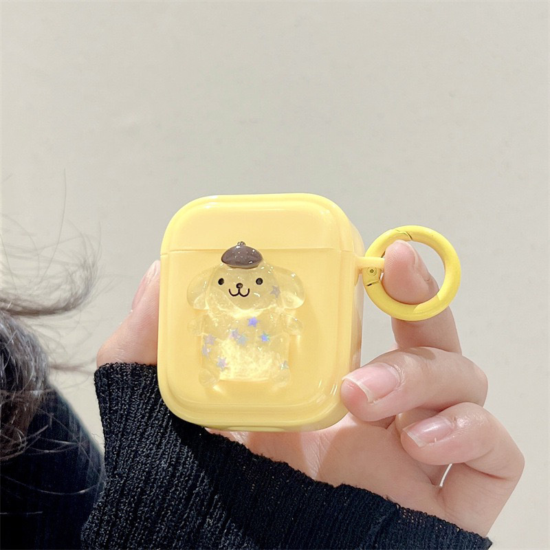 Untitled-1_0003_Box Earphone Cover-Yellow Dog-With Yellow Circle-Yellow