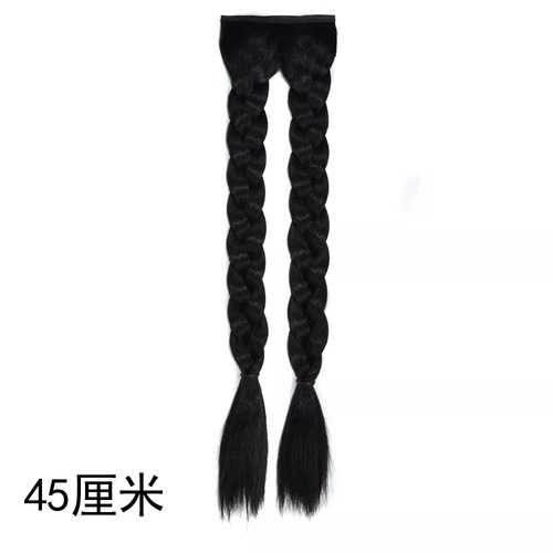 Ancient costume double braid wig ponytail photography double braided ponytail