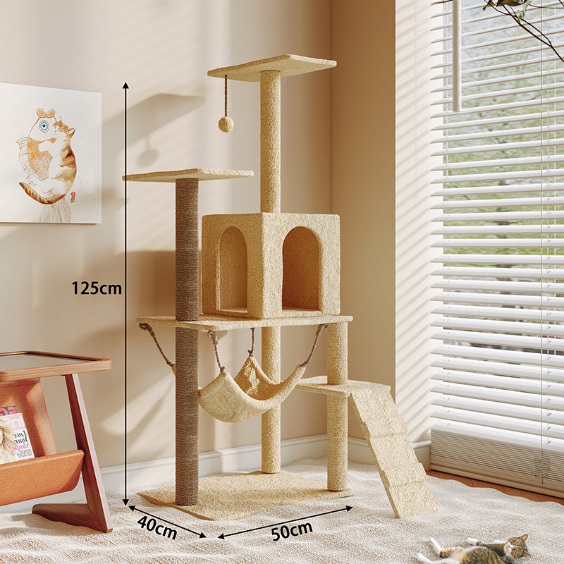 Cat trepando estante gato nido gato doméstico árbol de gato todo en uno pequeño tipo de casa no ocupa tierra general gato afilado garra gato agarrar tablero escalada plataforma de salto