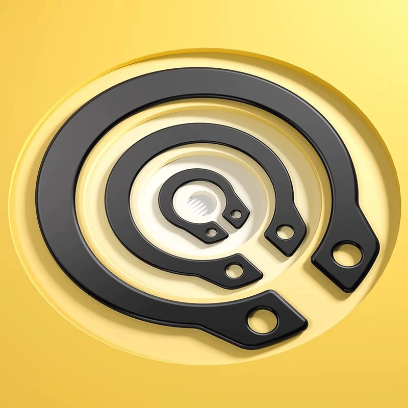 65MN марганцевая стальная карточка пружинная карточка пружинная карточка типа A эластичная запорная кольцевая подшипник внешней карточка с карточкой C-образный национальный стандарт GB894