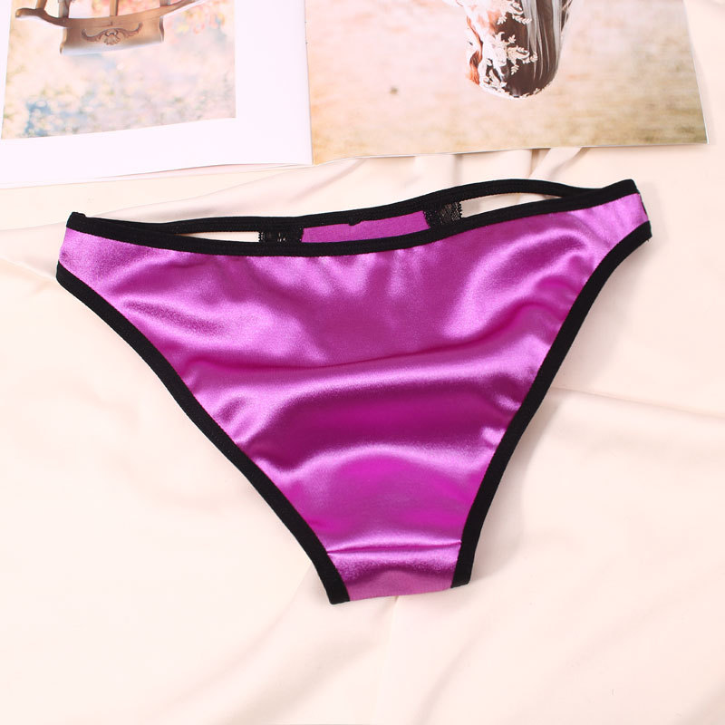 Solid Color Stereotype Seamless Low Waist Briefs Panties display picture 24