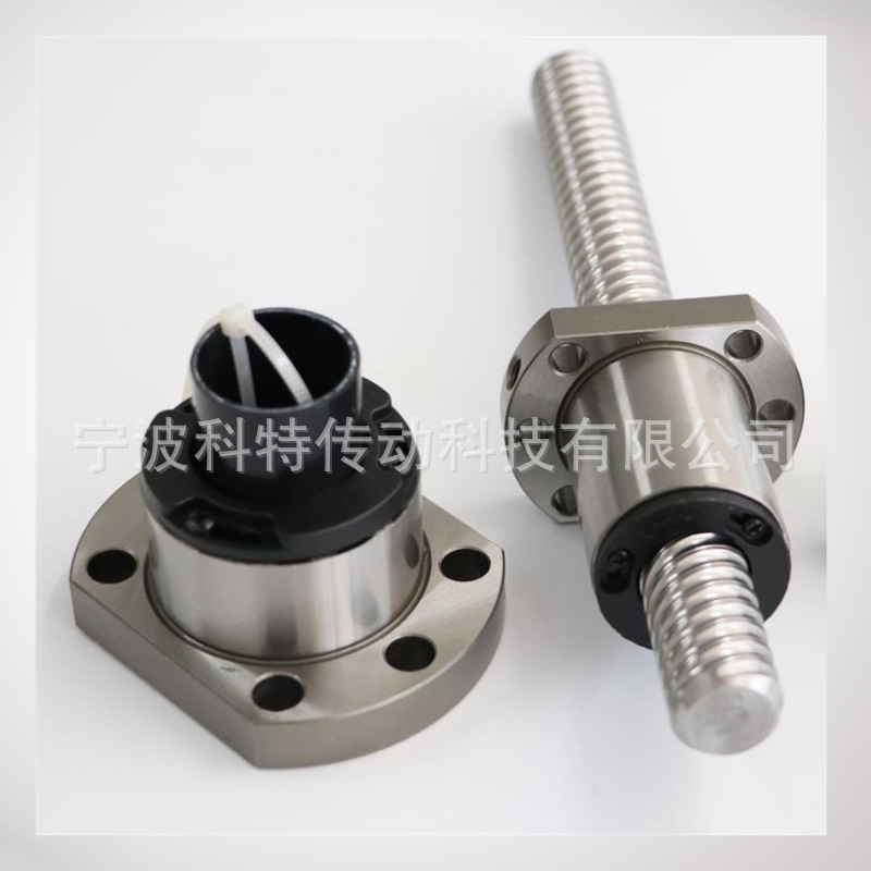厂家批发供应 精密C7滚珠丝杆螺母 高顺畅端盖式循环单螺母丝杠