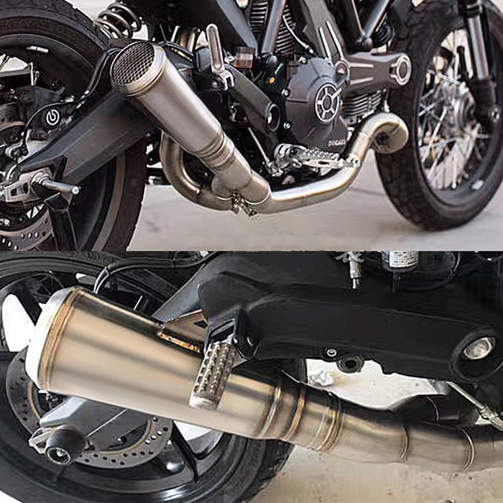 Motorcycle modified SC exhaust pipe 390Duke CB190R storm eye Excelle 321SC tail exhaust modification