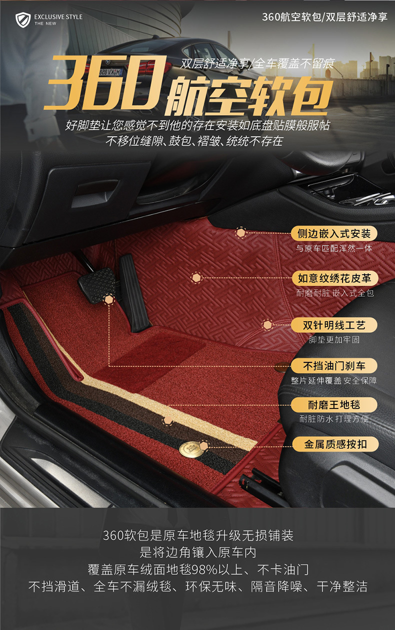 17-20 Dongfengguang Honda Crown Roadurv Floor Mats 36 Full Coverage Floor Rubber Mats Car Special Floor Mats