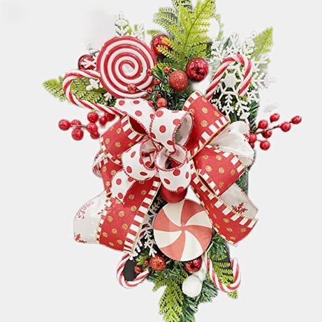 独立駅クリスマス花輪2022クロスボーダー熱売祝日装飾品グリンチクリスマス泥棒花輪ストラップ|undefined
