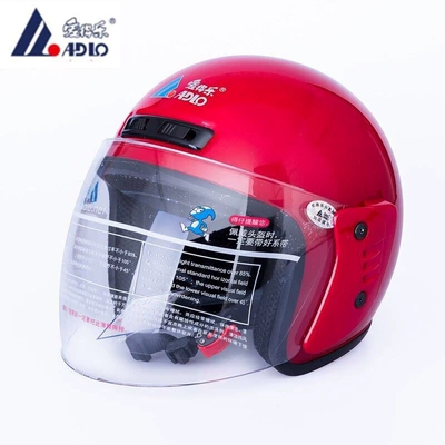 Motosiklet kaskı (dəbilqə) – Warm Safety - flash-red